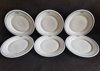 Stare nieużywane talerze deserowe porcelana Lubiana Społem design PRL na sprzedaż  Siemianowice Śląskie