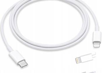 Kabel Usb-C - Lightning Pd 20W 3A Przewód Do Ładowania I Danych. 100 Cm (B… na sprzedaż  Płońsko
