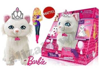 Maskotka Interaktywna Kicia Kotka Kot Barbie 24cm. akcesoria, używany na sprzedaż  Mogilany