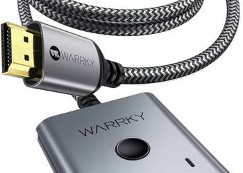 KABEL FIRMY WARRKY HDMI 2 PORTY 4K 60HZ HDCP 2.2, używany na sprzedaż  Częstochowa