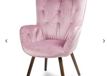 Używany, Fotel uszak różowy Darmowa dostawa na sprzedaż  Bydgoszcz