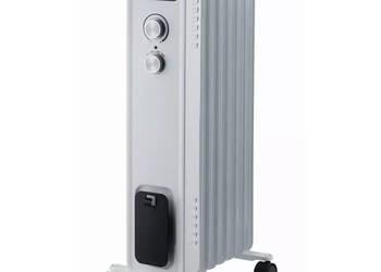 GRZEJNIK OLEJOWY 1500W DESCON DA-J1501, 7 ŻEBER, PŁYNNA REGULACJA TEMPERAT… na sprzedaż  Opalenica