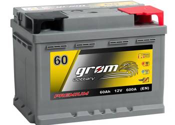 Używany, Akumulator GROM Premium 60Ah 600A Specpart Słupsk na sprzedaż  Słupsk