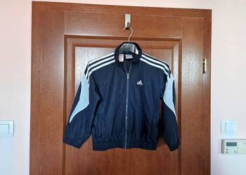 Kurtka bluza granatowa Adidas 8 lat rozmiar 128, używany na sprzedaż  Bibice