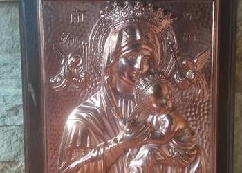 Płaskorzeźba,Matka Boża z Dzieciątkiem, dewocjonalia na sprzedaż  Lubień