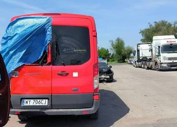 DRZWI PRAWE TYŁ FORD TRANSIT MK8 PRZESZKLONE na sprzedaż  Lipno