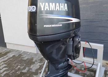 Silnik zaburtowy Yamaha F100 4- suw stopa L zegary manetka na sprzedaż  Gryfino