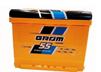 Akumulator GROM RACING 55Ah 510A EN PRAWY PLUS na sprzedaż  Pabianice