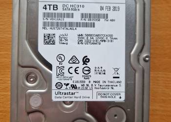 Dysk HGST WD Ultrastar DC HC310 4TB 3.5 HDD SATA III 7200RPM 24/7 Serwer na sprzedaż  Dębica