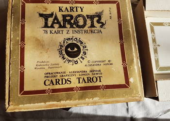 Karty tarot plus książki, używany na sprzedaż  Tarnowskie Góry
