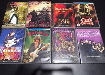 Używany, Zestaw DVD Black Sabbath Iron Maiden Deep Purple Ozzy i inne na sprzedaż  Wałbrzych