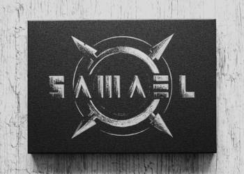 SAMAEL logo ręcznie grawerowane na blasze Obrazek na sprzedaż  Sandomierz